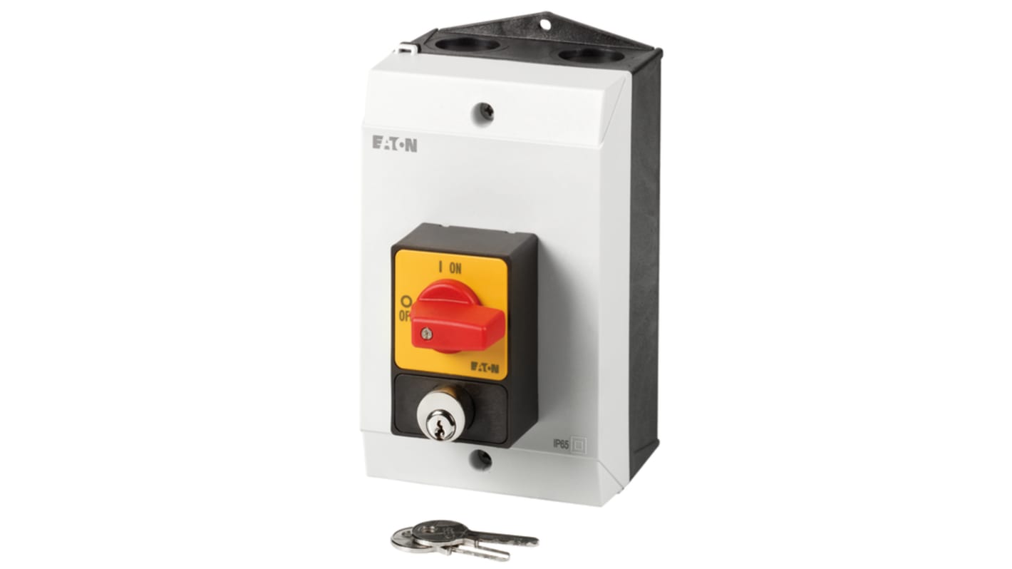 Eaton 3 Pole Surface Mount Isolator Switch - 32A Maximum Current, 15kW Power Rating, IP65