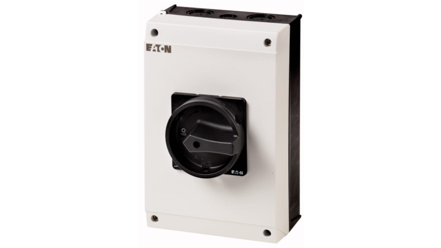 Eaton 3 pole + N Pole Surface Mount Isolator Switch - 63A Maximum Current, 30kW Power Rating, IP65