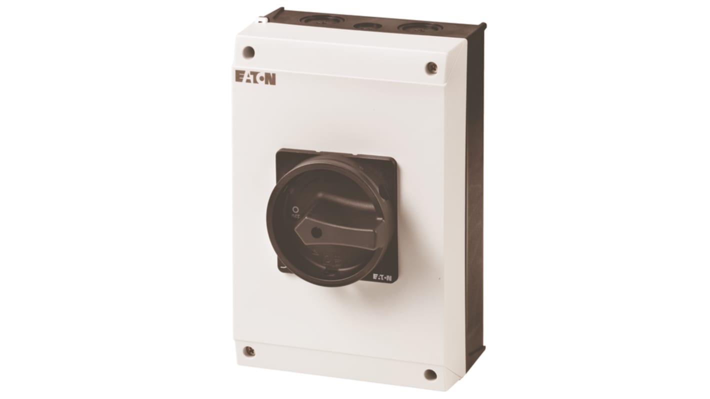 Eaton 3 Pole Surface Mount Isolator Switch - 63A Maximum Current, 30kW Power Rating, IP65