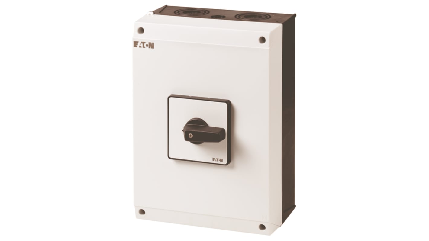 Eaton 3 pole + N Pole Surface Mount Isolator Switch - 100A Maximum Current, 55kW Power Rating, IP65