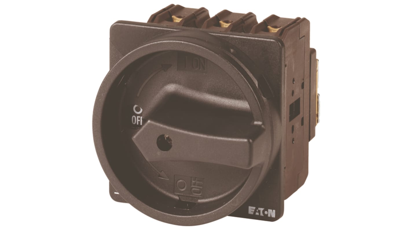 Interruttore di isolamento Eaton 022263 P3-100/EA/SVB-SW/N, 3 poli + N, 100A, Montaggio a filo, IP65