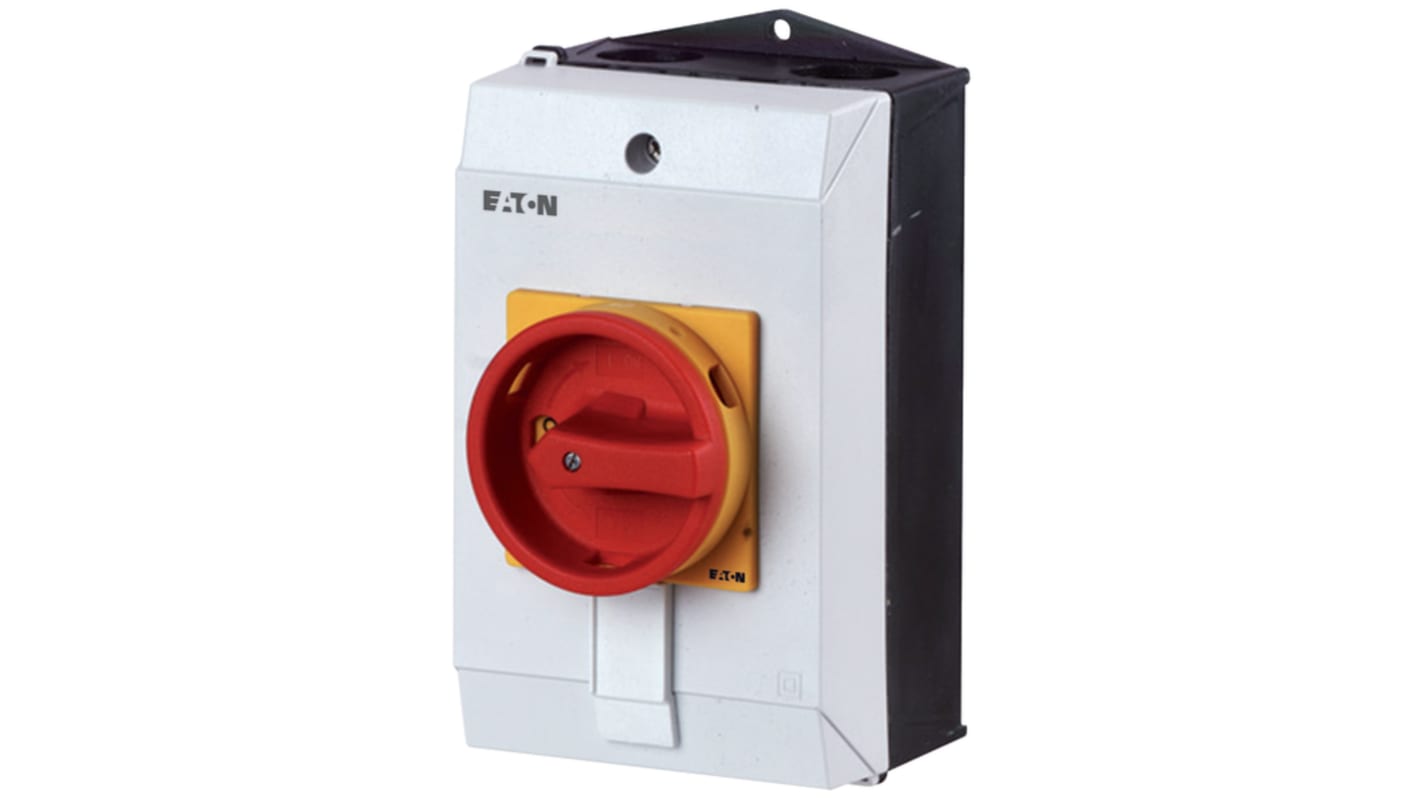 Eaton 3 Pole Surface Mount Isolator Switch - 25A Maximum Current, 11kW Power Rating, IP65