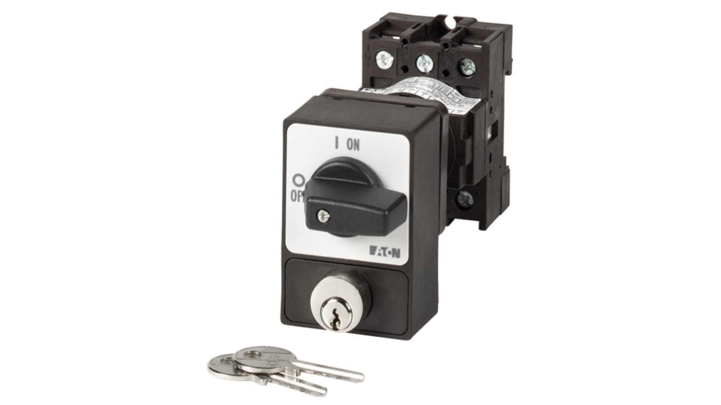 Eaton 3 Pole Rear Panel Isolator Switch - 32A Maximum Current, 15kW Power Rating, IP65 (Front)