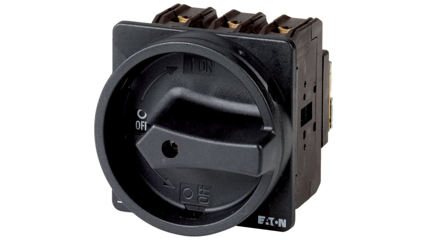 Eaton 3 Pole Flush Mount Isolator Switch - 100A Maximum Current, 55kW Power Rating, IP65 (Front)