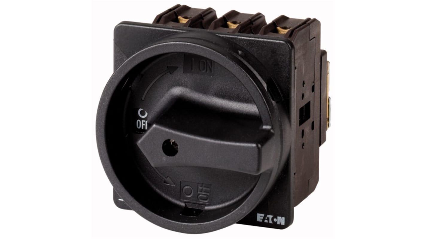 Interruttore di isolamento Eaton 079216 P3-100/EA/SVB-SW/N/HI11, 3 poli + N, 100A, Montaggio a filo, IP65 (frontale)