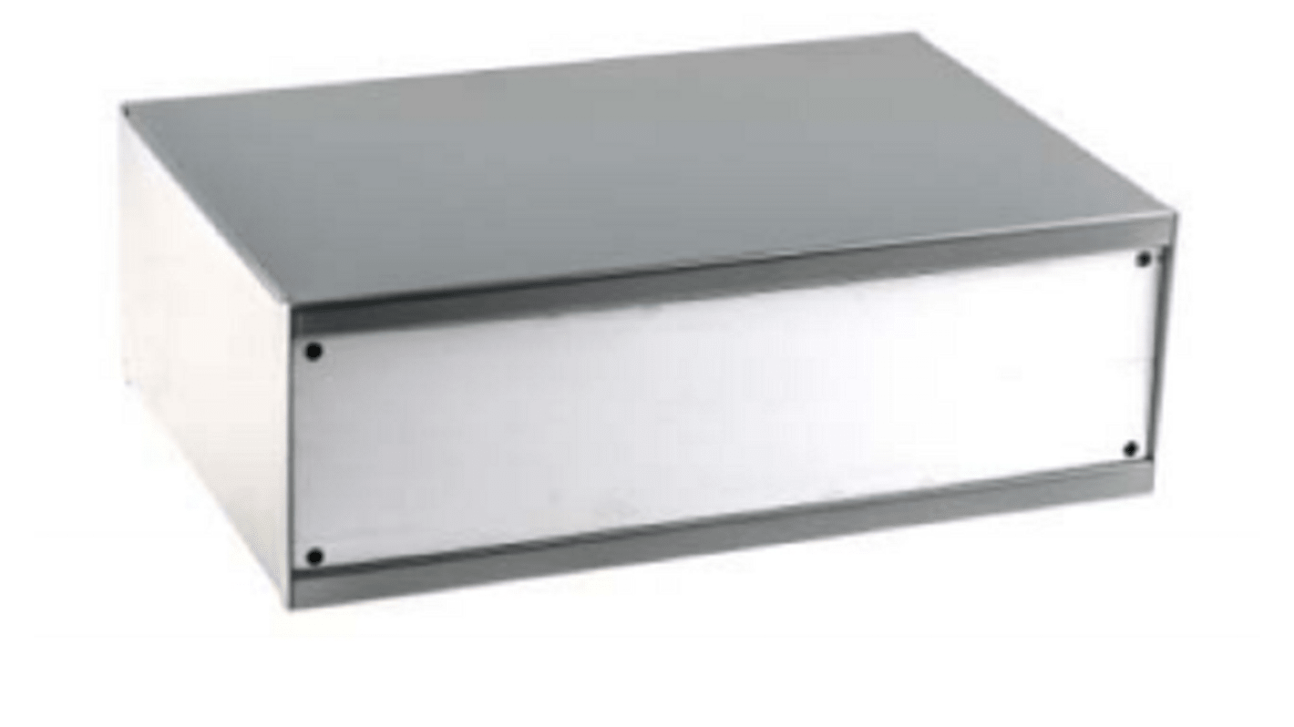 RS PRO Grey Cold Rolled Steel Instrument Case, 300 x 200 x 100mm