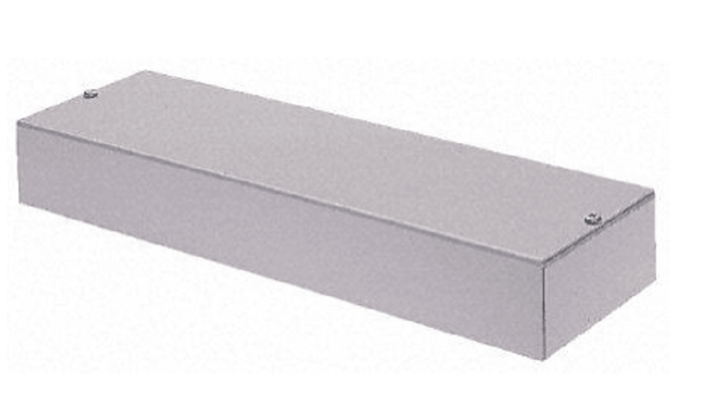 Caja para instrumentación RS PRO de Acero Laminado en Frío Gris, 330 x 100 x 45mm