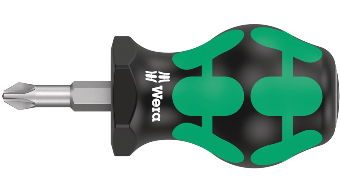 Wera Pozidriv Stubby Screwdriver, PZ1 Tip