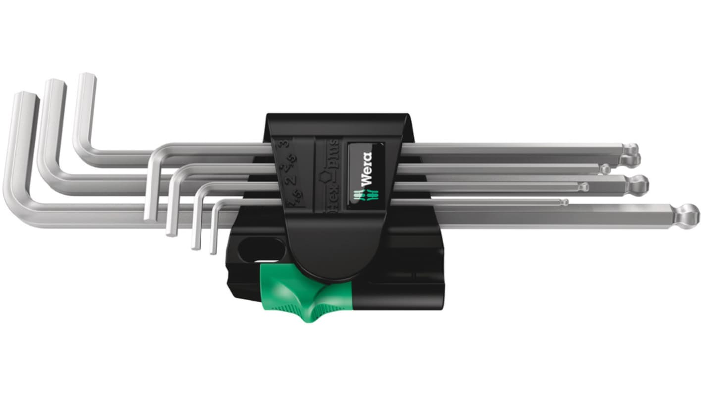 Wera TORX®-Steckschlüssel, Satz 7-teilig L-Form lang