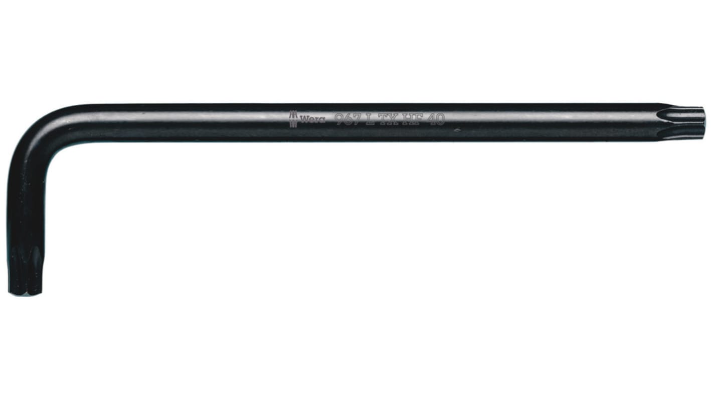 Wera 1-Piece Torx Key, 90 mm Size, L Shape, Extra Long Arm
