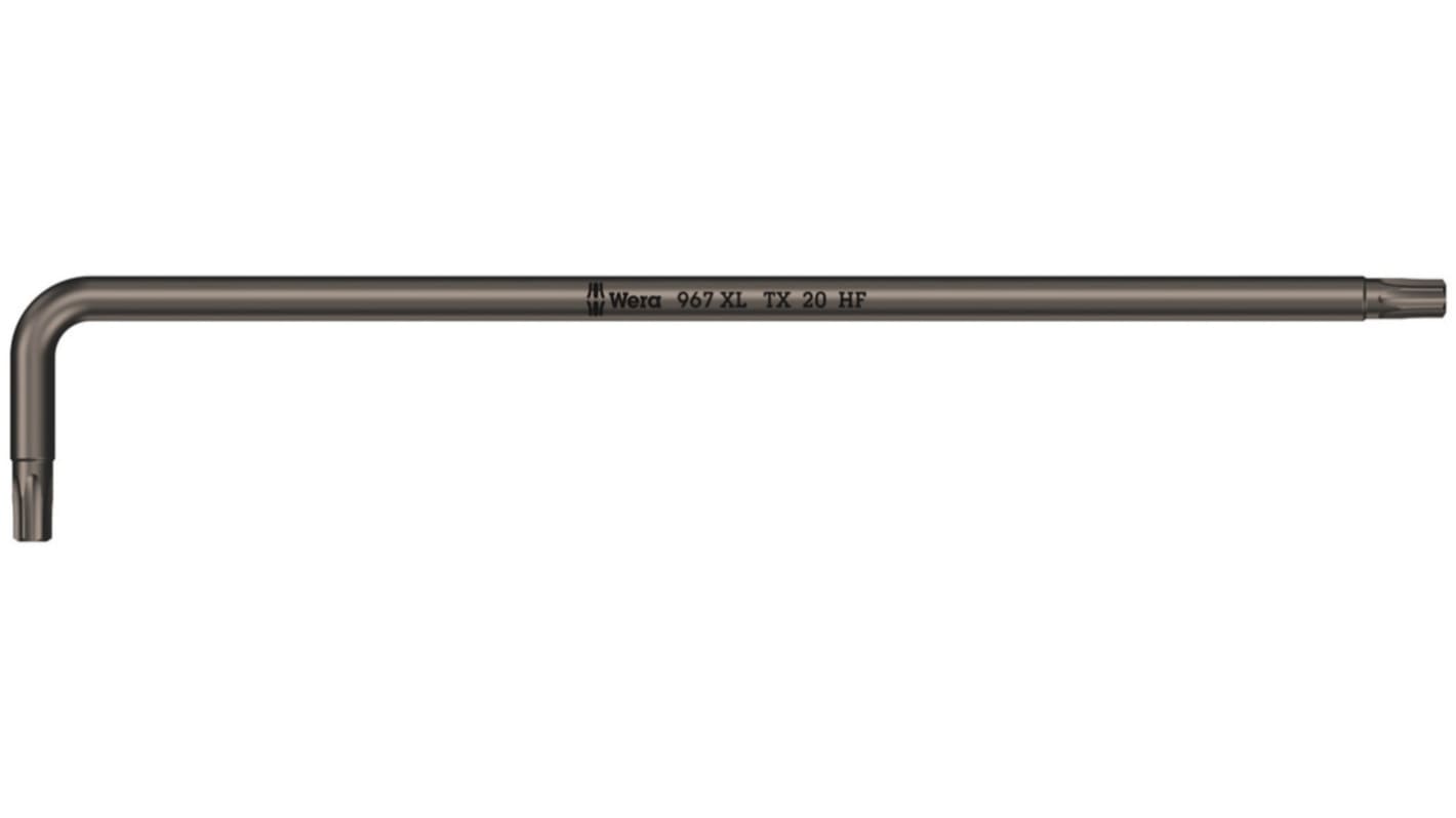 Wera 1-Piece Torx Key, 90 mm Size, L Shape, Long Arm