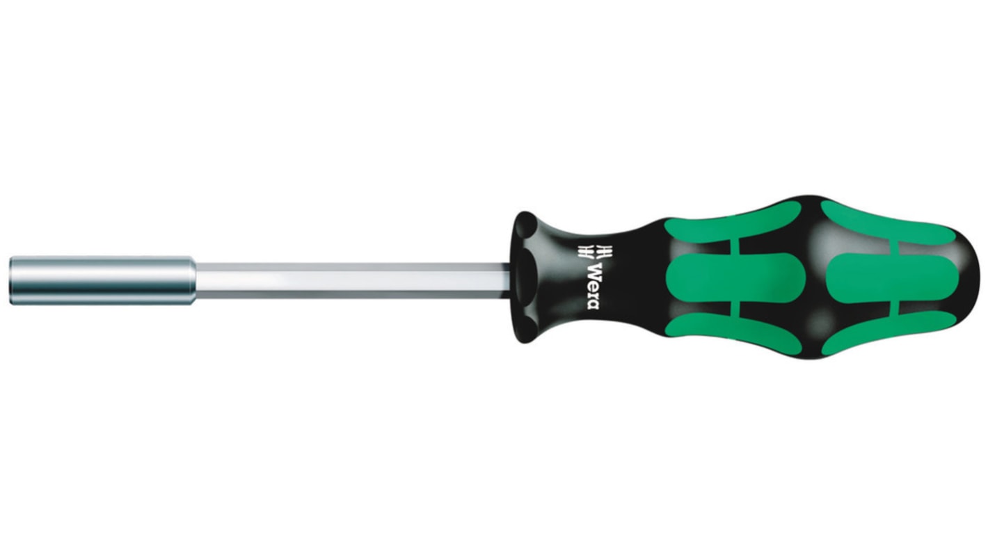 Wera Hexagon Bit Holder Screwdriver, 1/4 in Tip