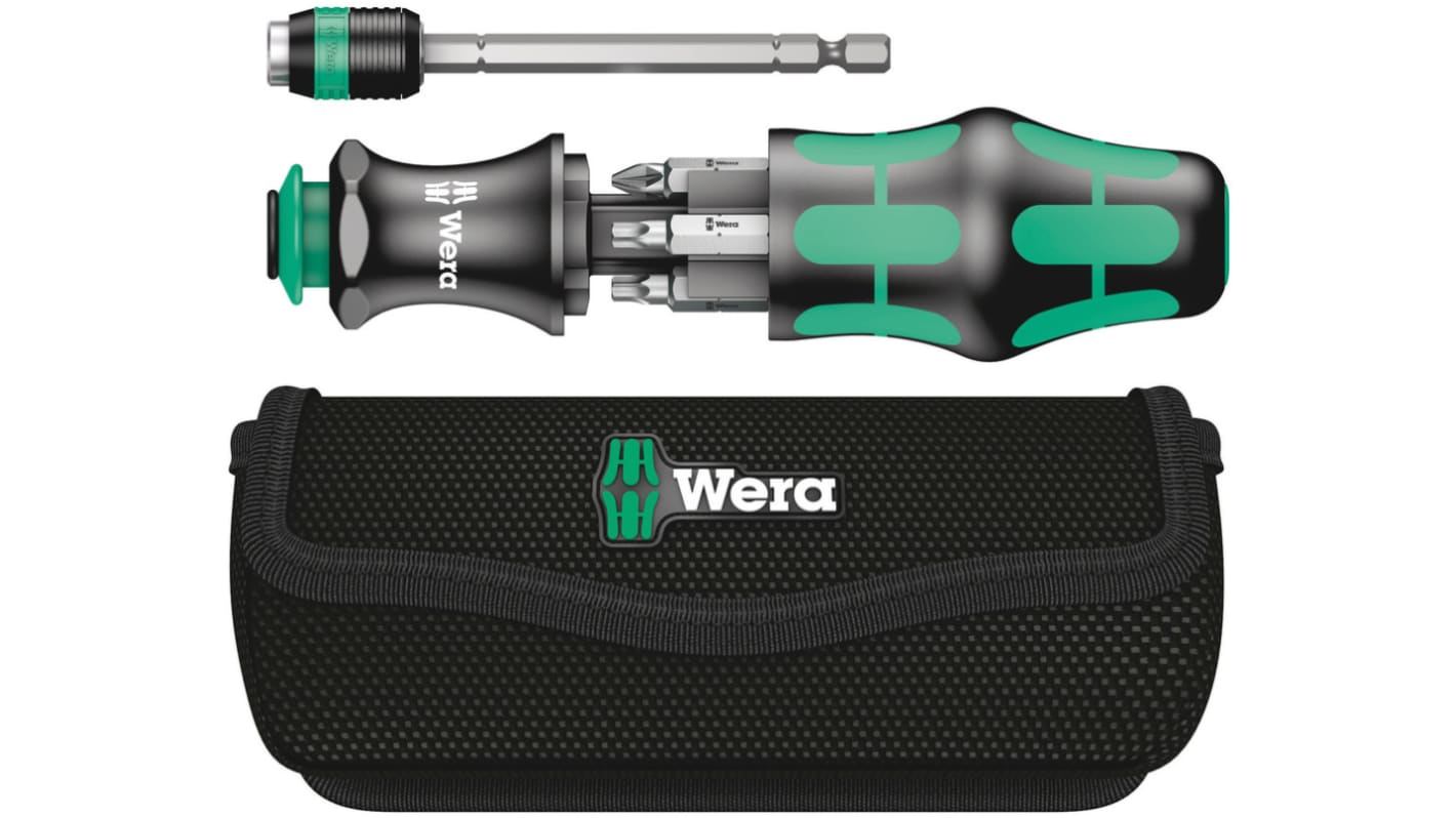 Wera 7 Pieces, Hexagon, Pozidriv, Torx