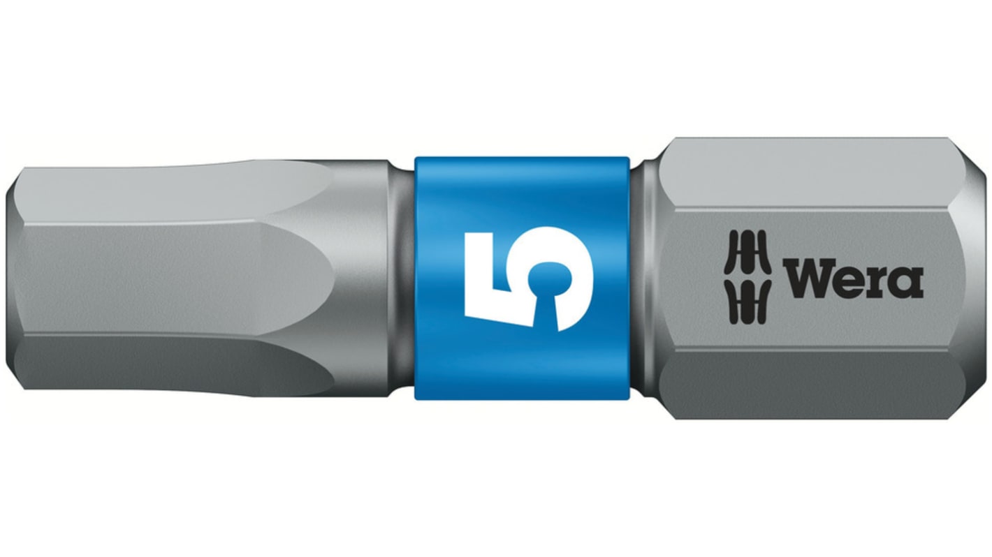 05056680001 Wera Hexagon Socket Screwdriver Bit, 25 mm Tip RS