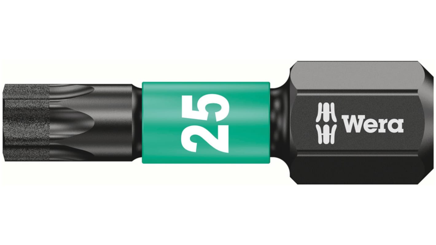 Wera Torx Driver Bit, 25 mm Tip