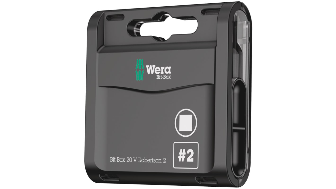 Wera Square Screwdriver Bit, 25 mm Tip