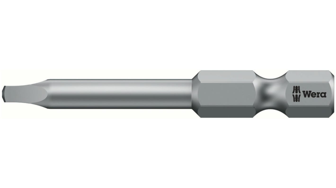 Wera Square Screwdriver Bit, 50 mm Tip