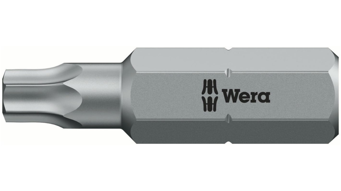 Wera Torx Driver Bit, 25 mm Tip