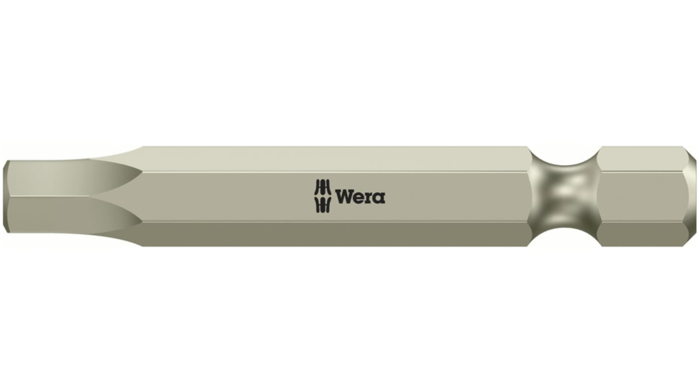 Wera Hexagon Socket Screwdriver Bit, 89 mm Tip