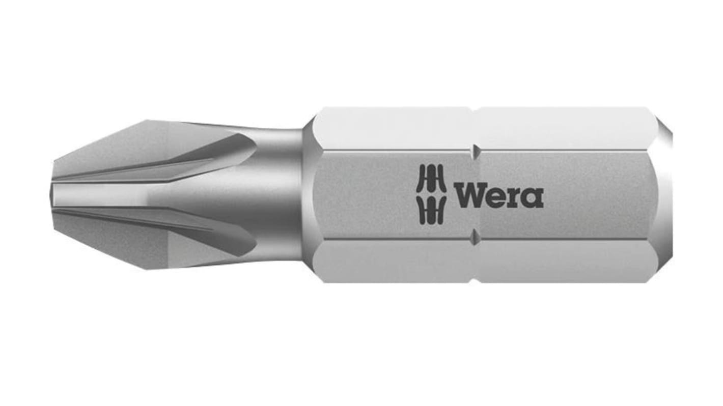05072072001 Wera Phillips Driver Bit, 25 mm Tip RS