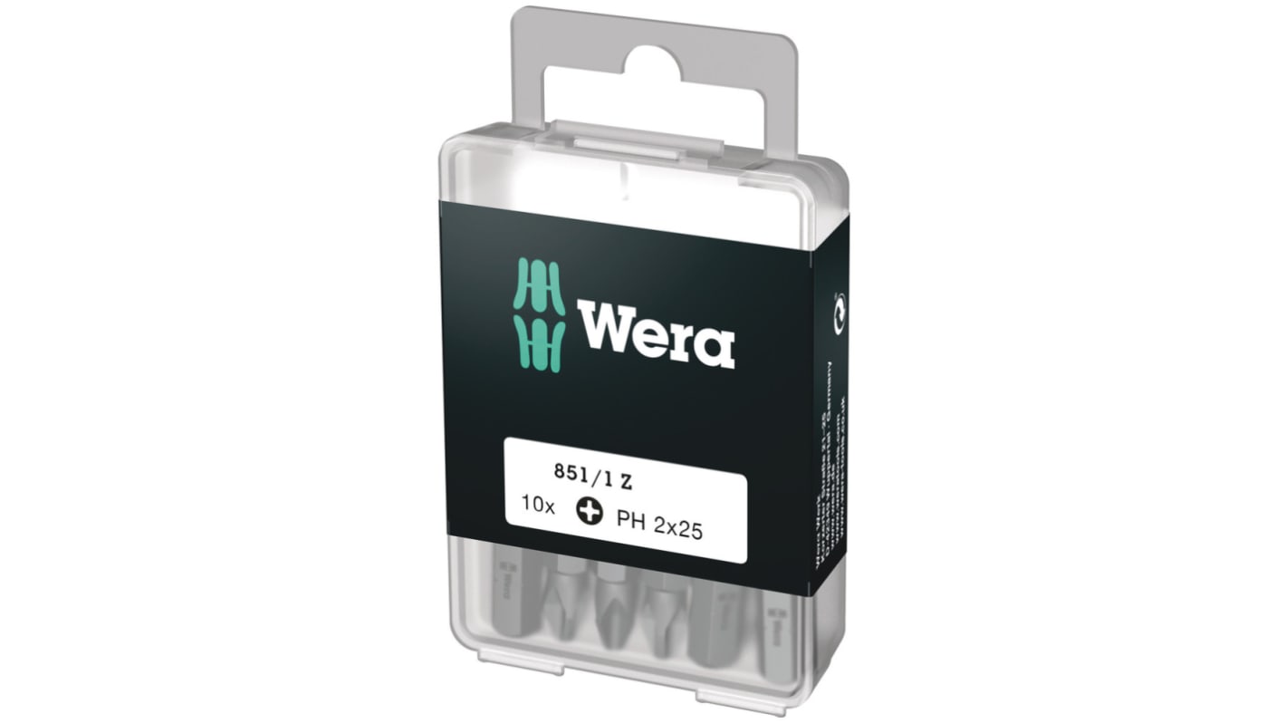 Wera PHILLIPS® 25 mm, 10-teilig