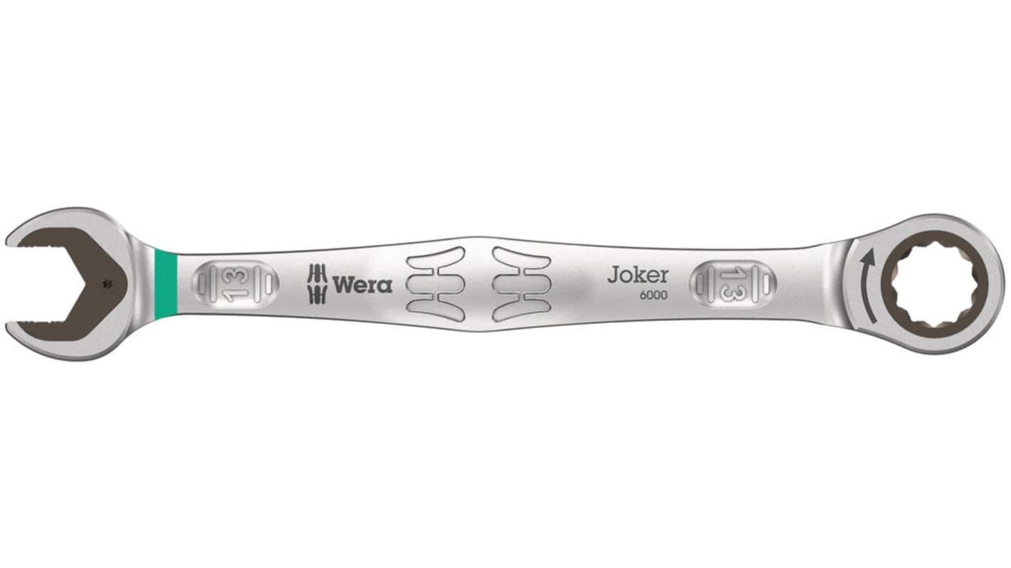 Wera Joker Series Joker Combination Ratcher Spanner, 280 mm Overall