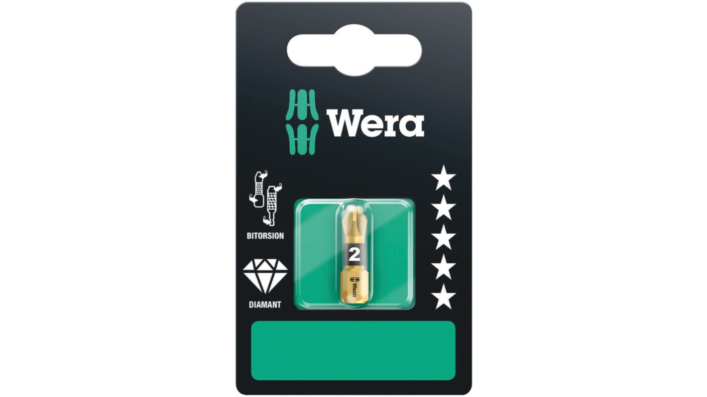 Wera ドライバビット Pozidriv PZ2 05073337001