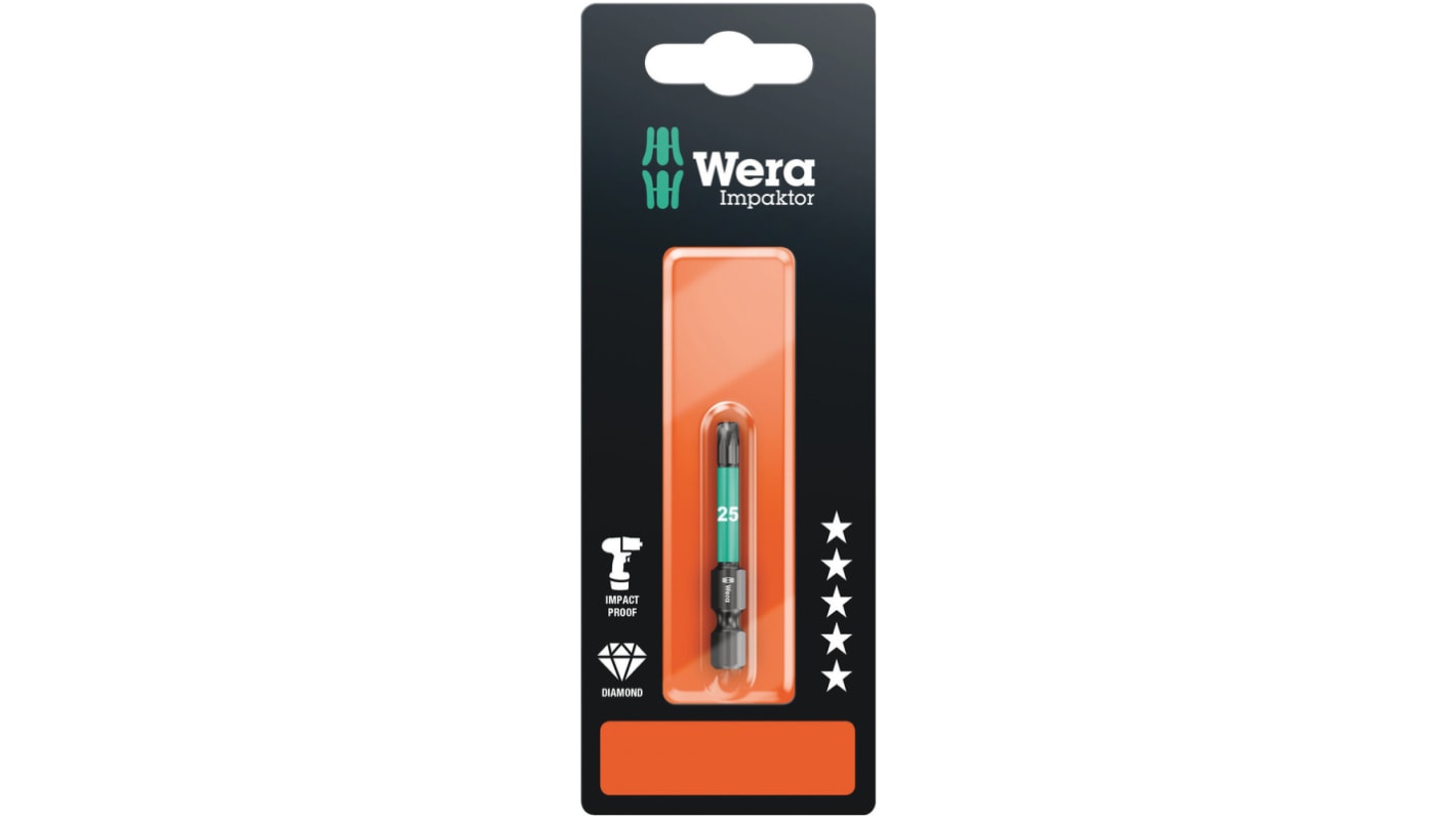 Embout de vissage Wera Torx, 25 m