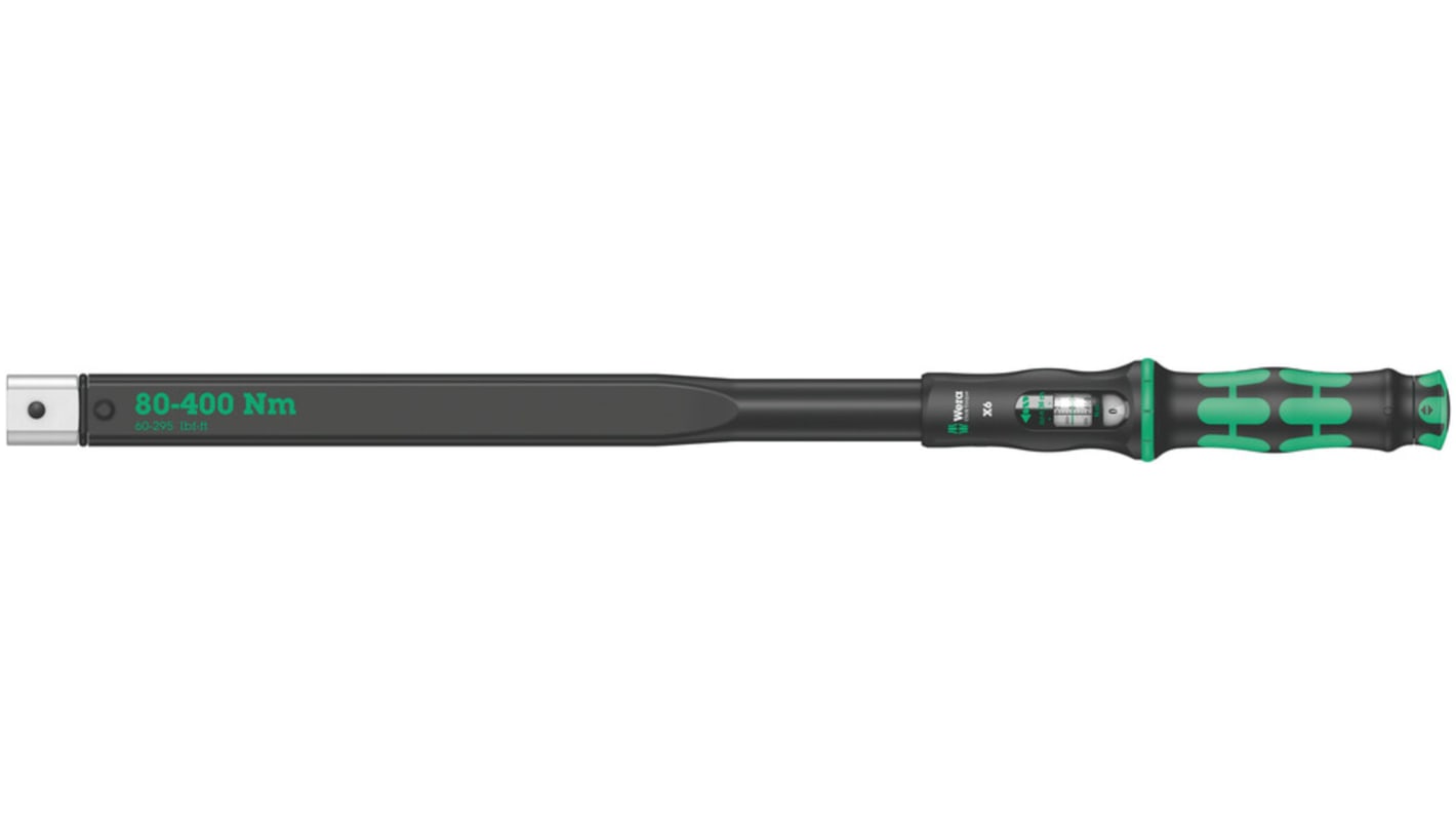 Wera Click-Torque X 6 Click Torque Wrench, 80 → 400Nm