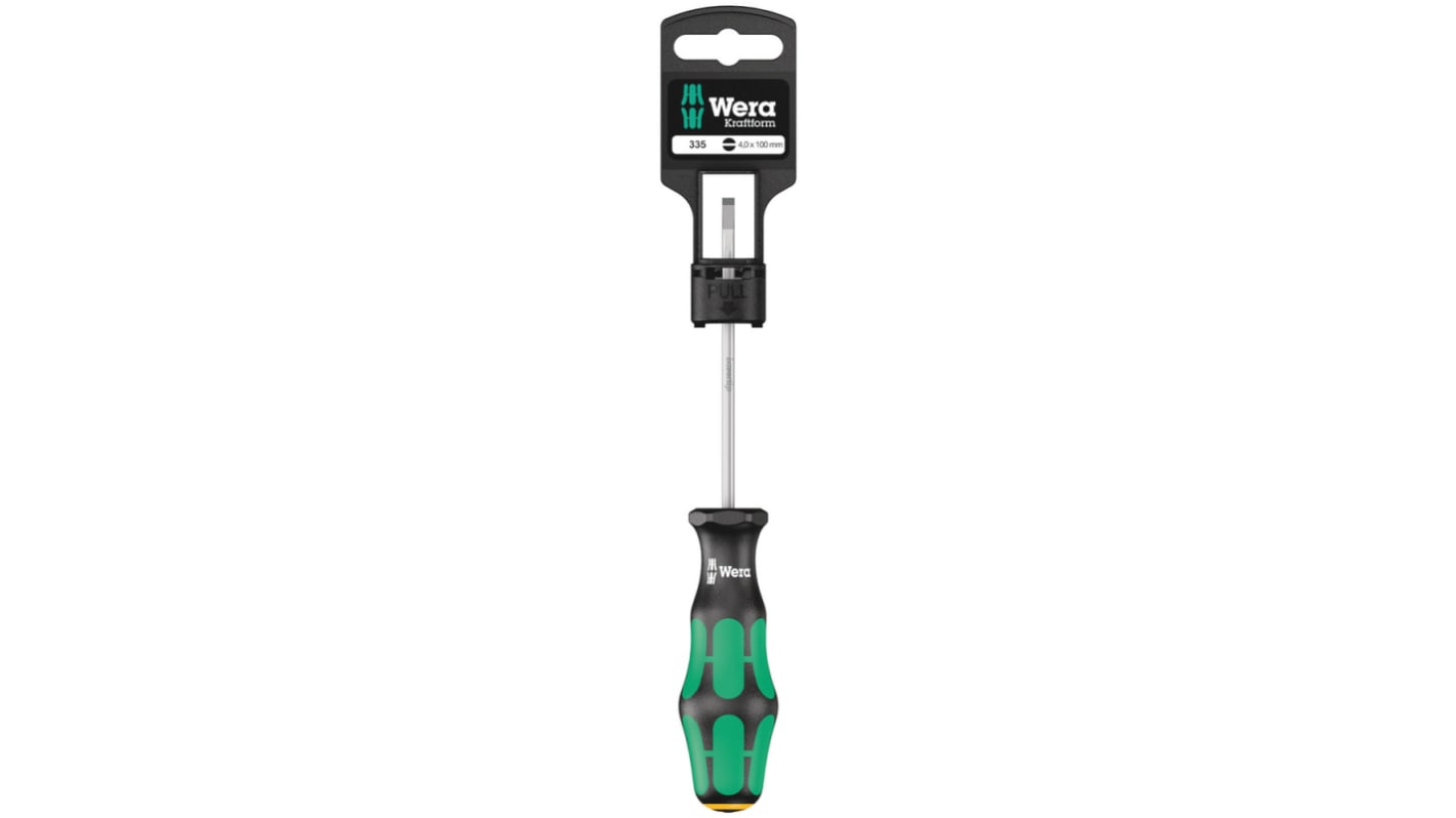 Tournevis standard Wera, pointe , pour vis Fendu type Tournevis standard