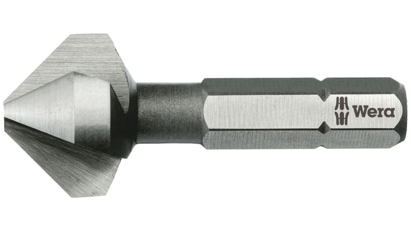 Wera Countersink, 6.3mm Head, 3 Flute(s), 90°