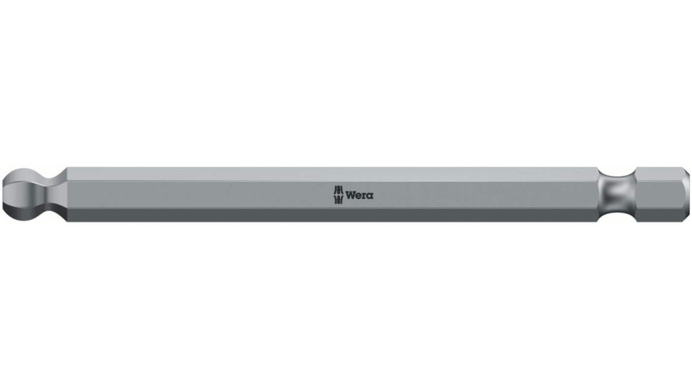 05380126001 | Wera Hexagon Screwdriver Bit, 89 mm Tip | RS