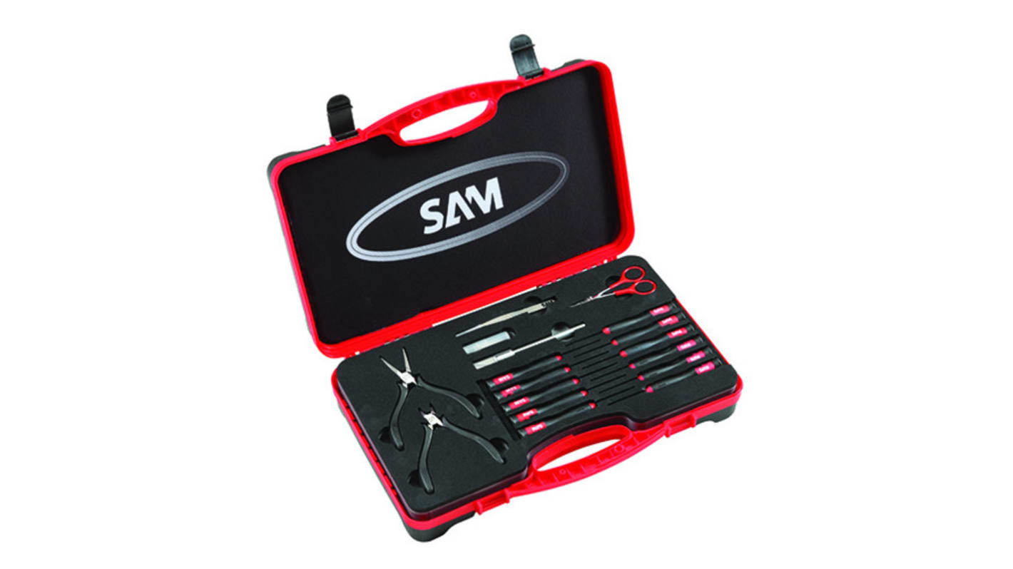 Kit de herramientas SAM, Caja de 16 piezas, para mantenimiento