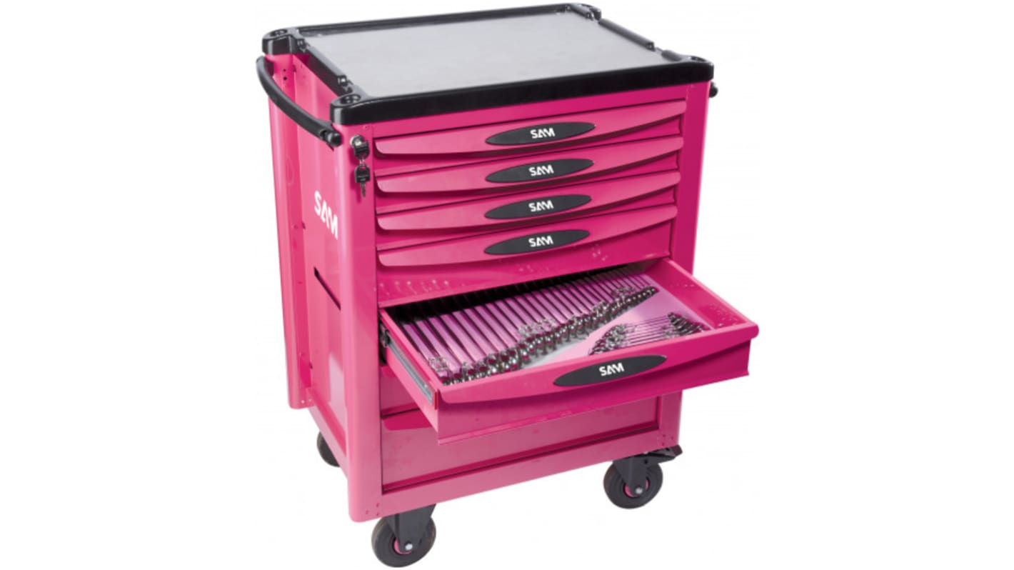 CPP125FME SAM 7 drawer Steel Wheeled Tool 930mm x 550mm x