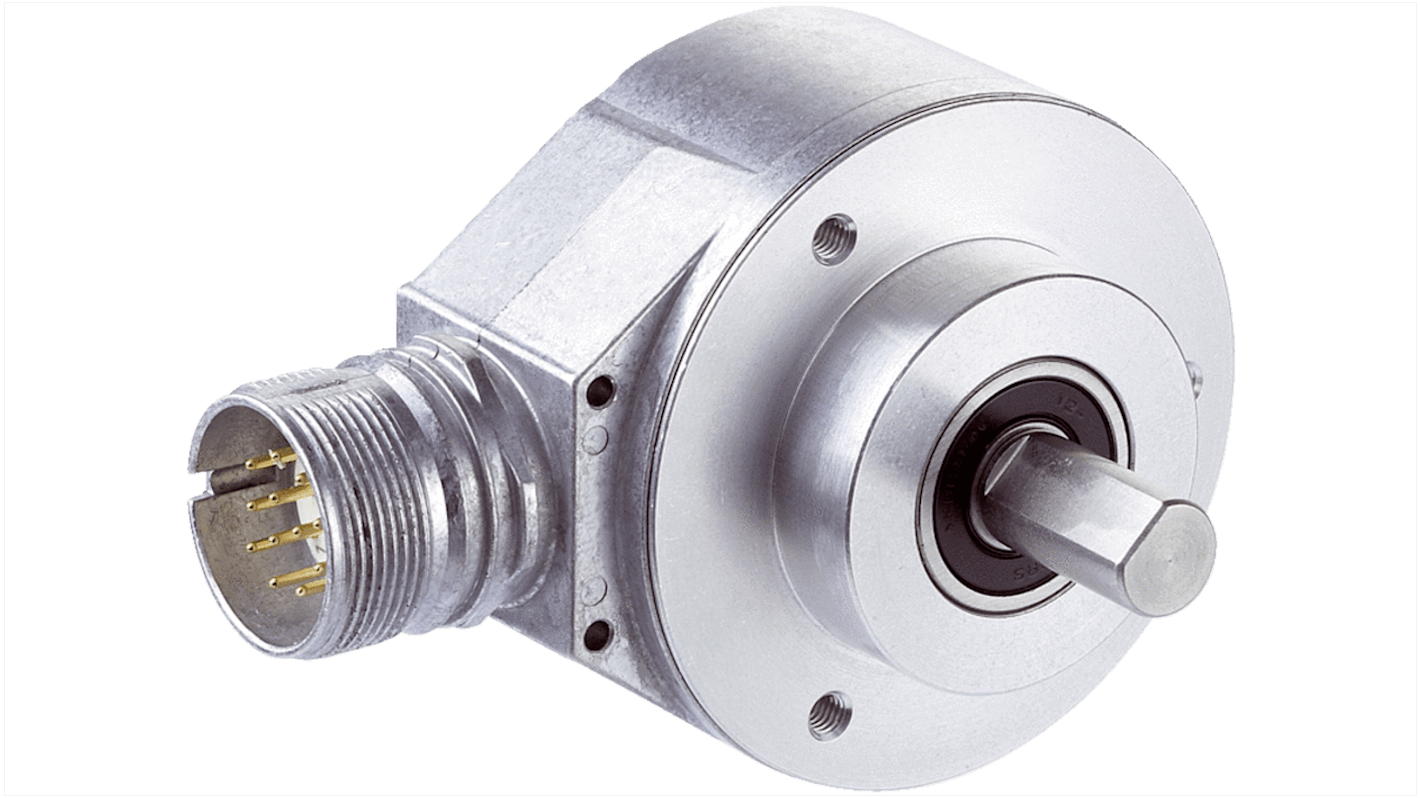 Sick AFS/AFM60 SSI Absolutwertgeber Absolut, 9000U/min, 4,5 → 32 V DC, SSI Vollwelle mit Ø 10mm Schaft