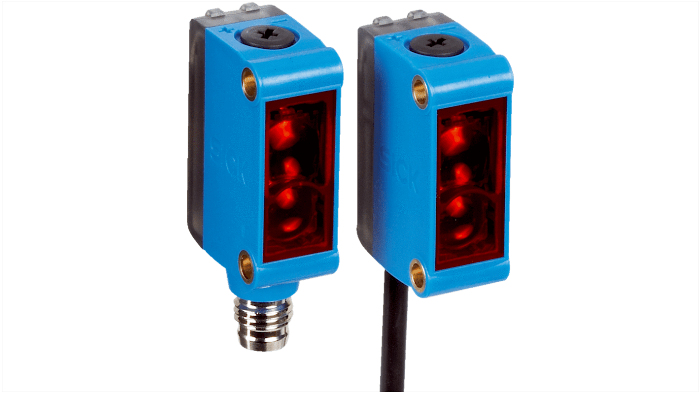 Sick Through Beam Photoelectric Sensor, Block Sensor, 0 → 15 m Detection Range