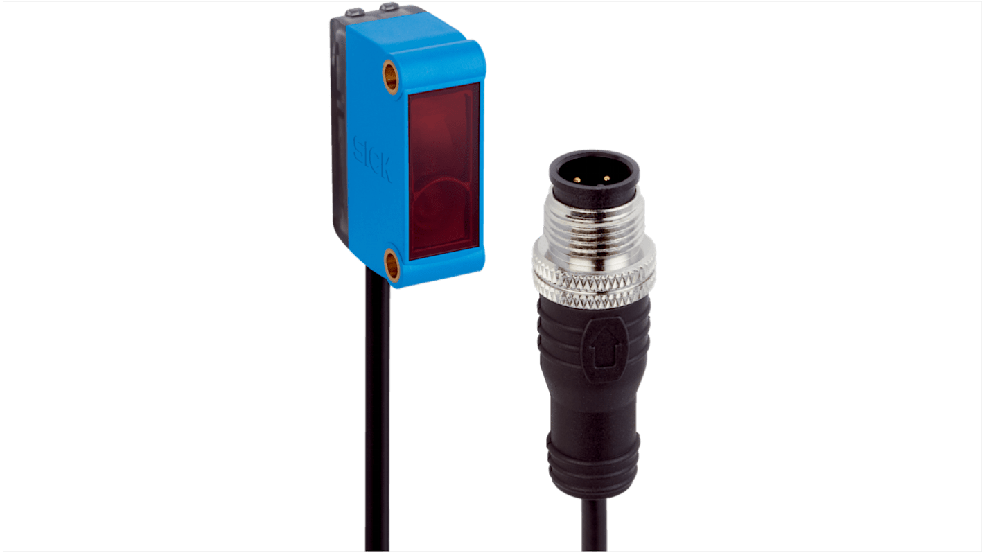 GL6LP7212 Sick Retroreflective Photoelectric Sensor, Block Sensor, 0.08 → 12m Detection Range