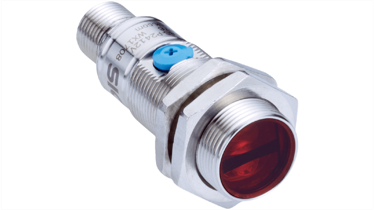 Sick Proximity Photoelectric Sensor, Cylindrical Sensor, 300 mm Detection Range