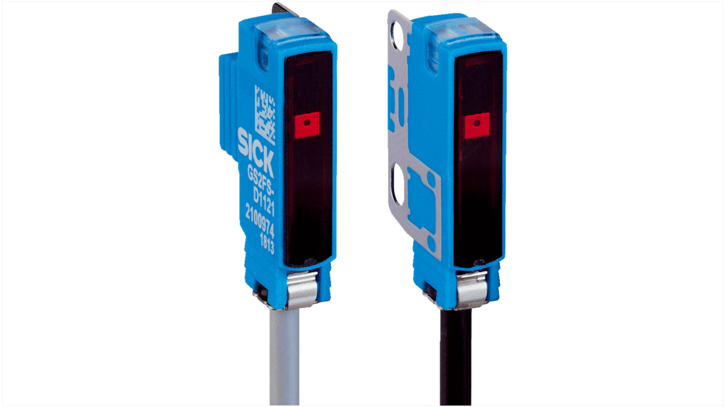 Sick Through Beam Photoelectric Sensor, Rectangular Sensor, 60 mm Detection Range