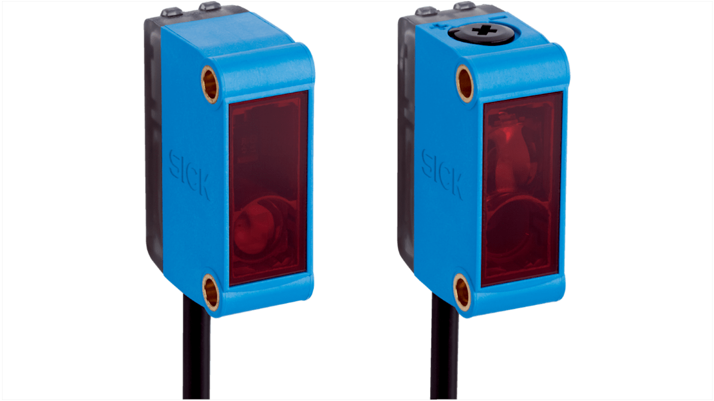 Sick Through Beam Photoelectric Sensor, Block Sensor, 30 mm Detection Range