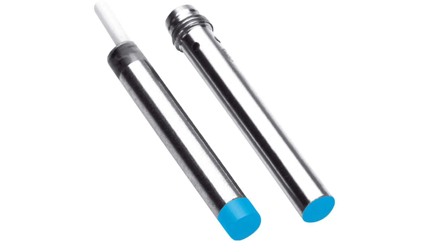 Sick IMM Series Inductive Barrel-Style Inductive Proximity Sensor, 2 mm Detection, NPN Output, 10 → 30 V dc, IP67