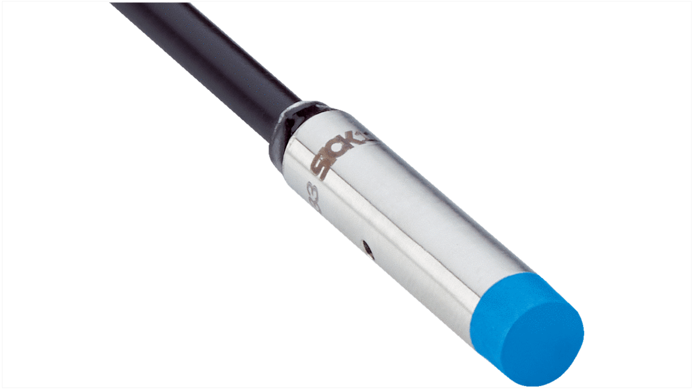 Sick IMM Series Inductive Barrel-Style Inductive Proximity Sensor, 6 mm Detection, PNP Output, 10 → 30 V dc, IP67