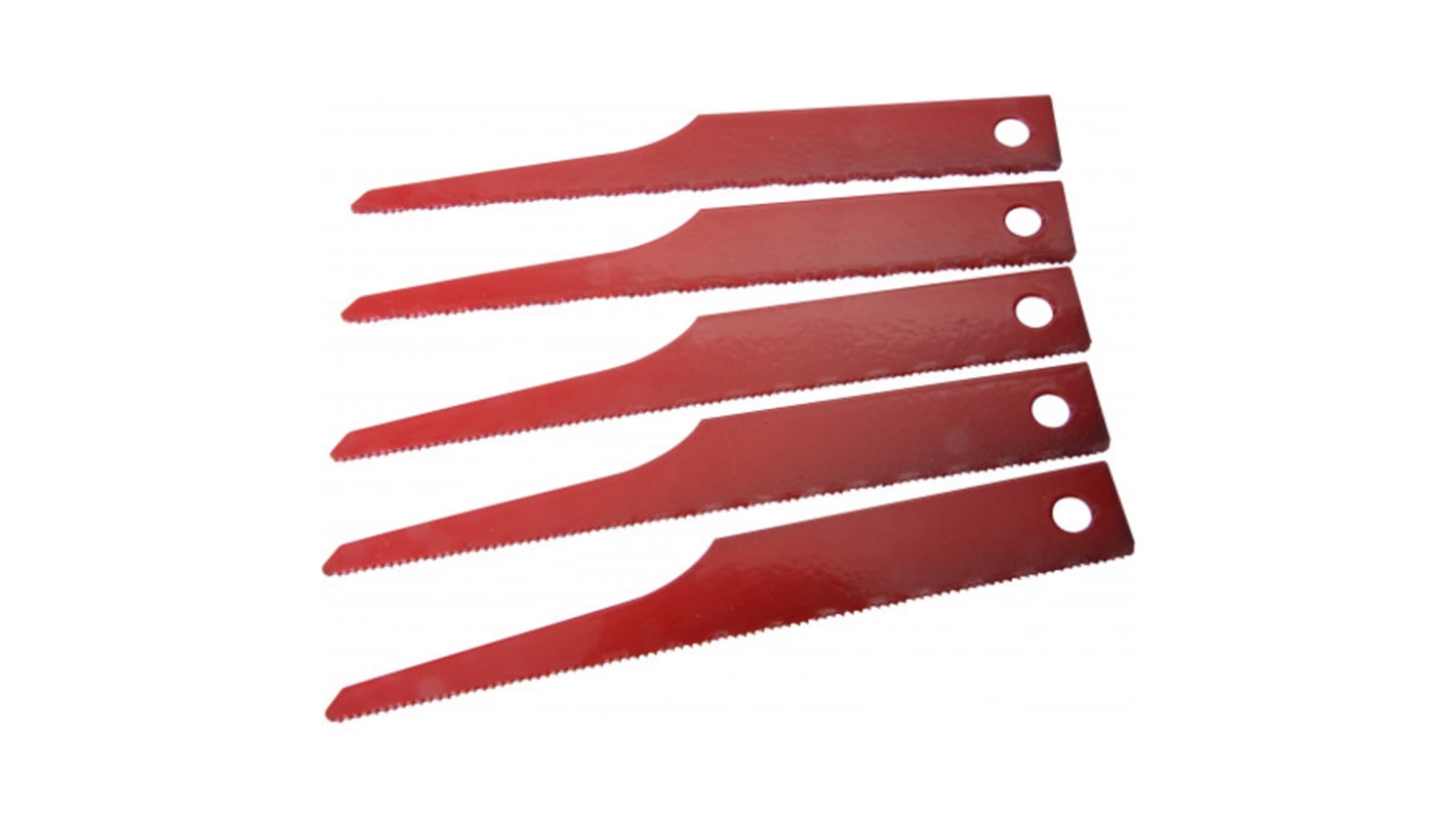 SAM, 25 Teeth Per Inch Stainless Steel Jigsaw Blade, Pack of 5