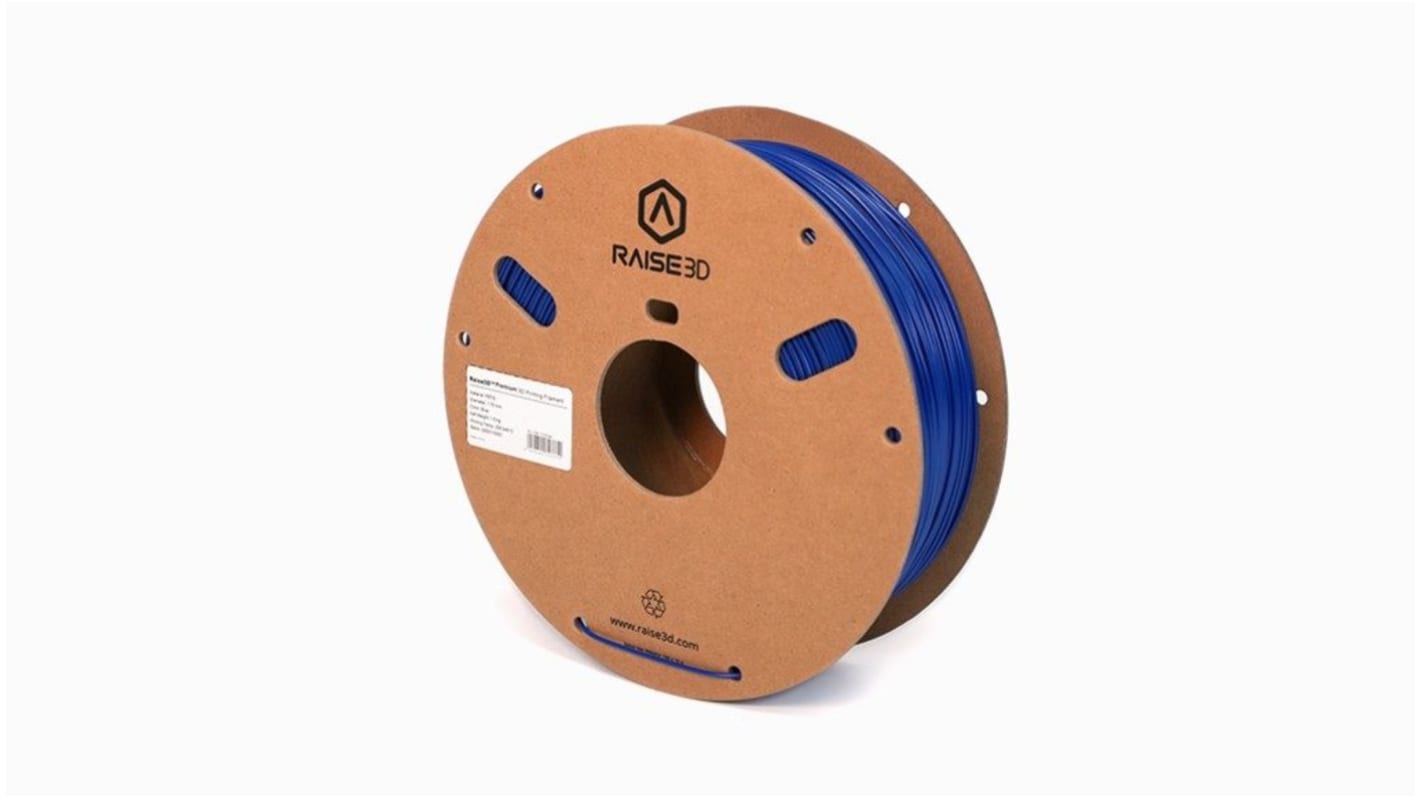 Raise3D PET-G 3D-Drucker Filament zur Verwendung mit Jeder 3D-Drucker, Blau, 1.75mm, FDM, 1kg