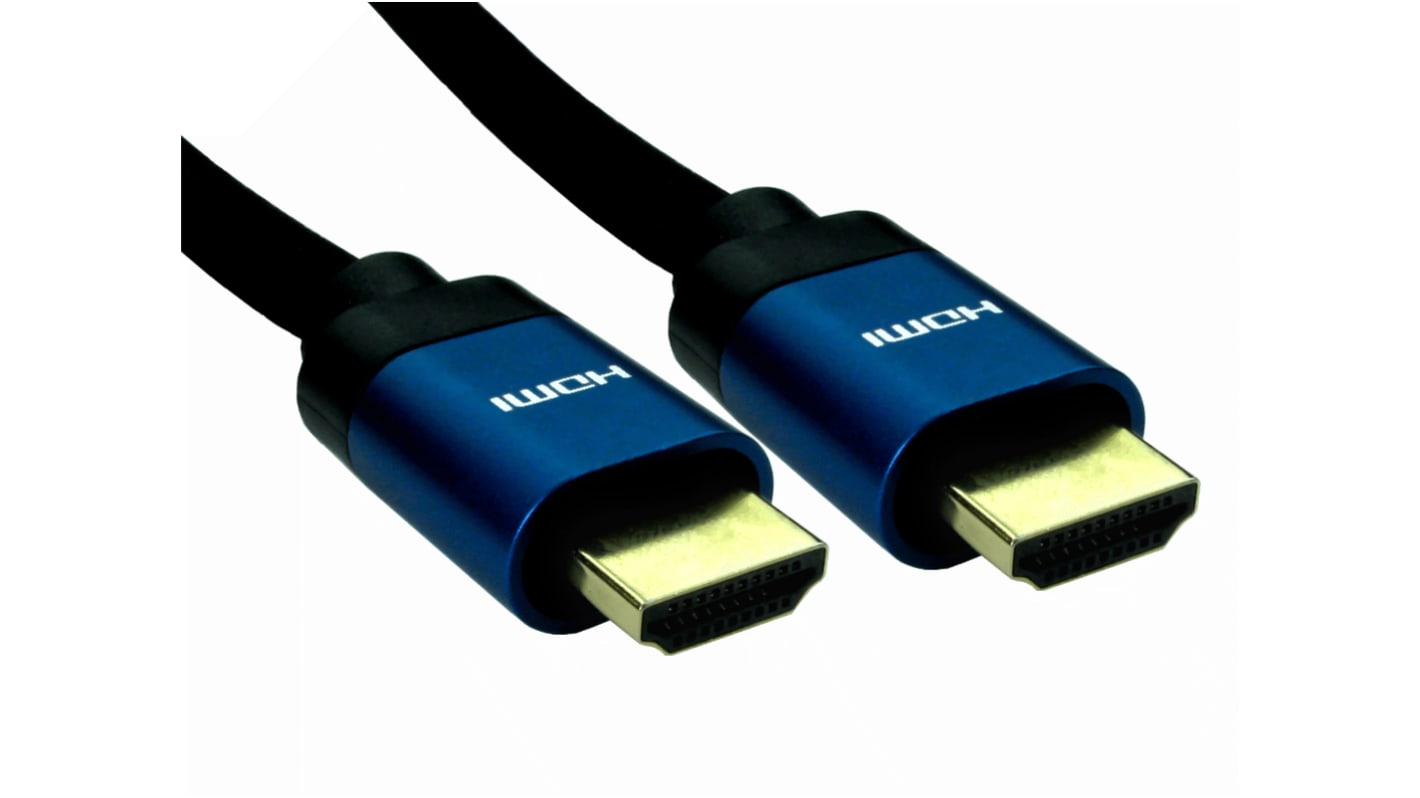 RS PRO 8K @ 60Hz HDMI 2.1 Male HDMI to Male HDMI  Cable, 2m