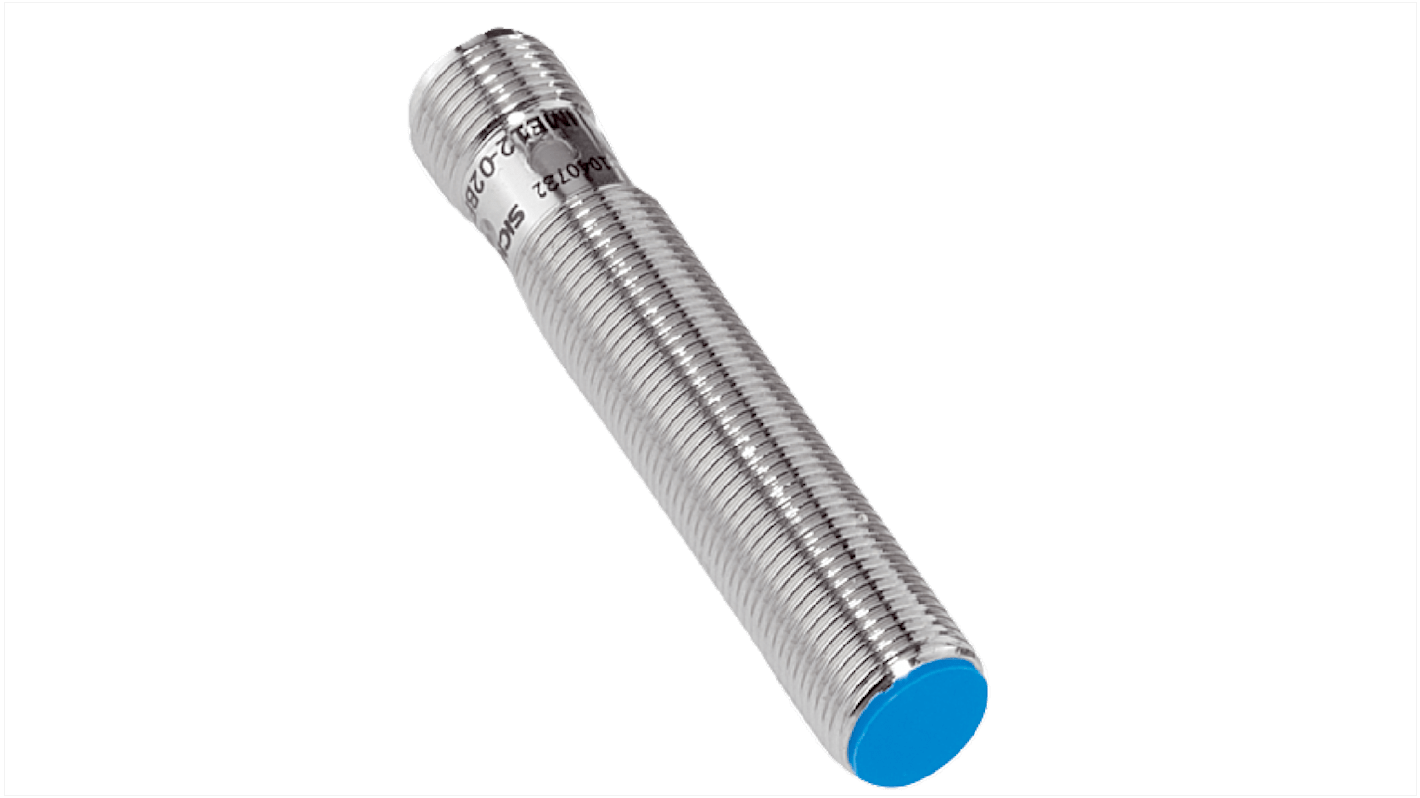 Sick IME Series Inductive Barrel-Style Inductive Proximity Sensor, M12 x 1, 3.2 mm Detection, PNP Output, 10 →