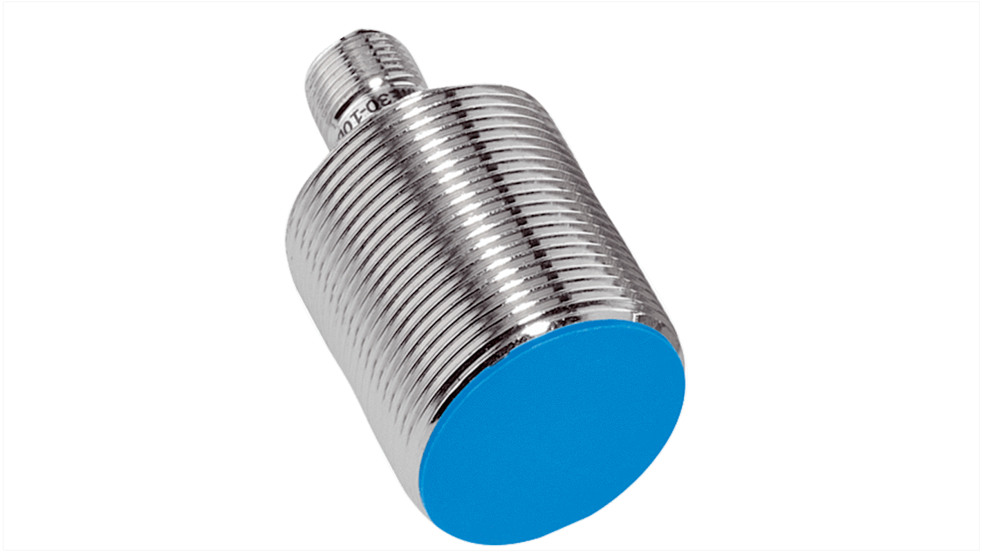 Sick IME Series Inductive Barrel-Style Inductive Proximity Sensor, M30 x 1.5, 15 mm Detection, PNP Output, 10 →