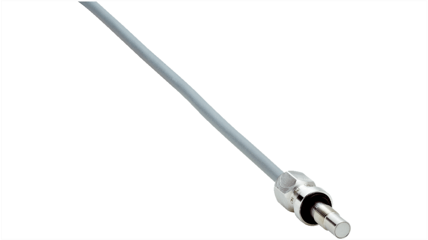 Sick IMP Series Inductive Barrel-Style Inductive Proximity Sensor, M5 x 0.5, 1 mm Detection, PNP Output, 10 → 30