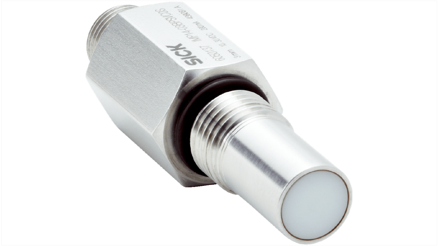 Sick IMP Series Inductive Barrel-Style Inductive Proximity Sensor, M14 x 1.5, 3 mm Detection, PNP Output, 10 →