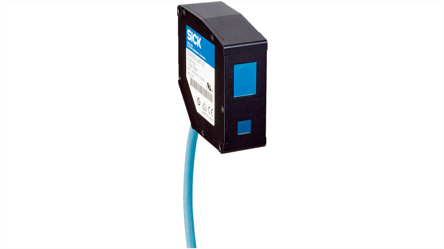 Sick Distance Photoelectric Sensor, Rectangular Sensor, 105 mm Detection Range TCP